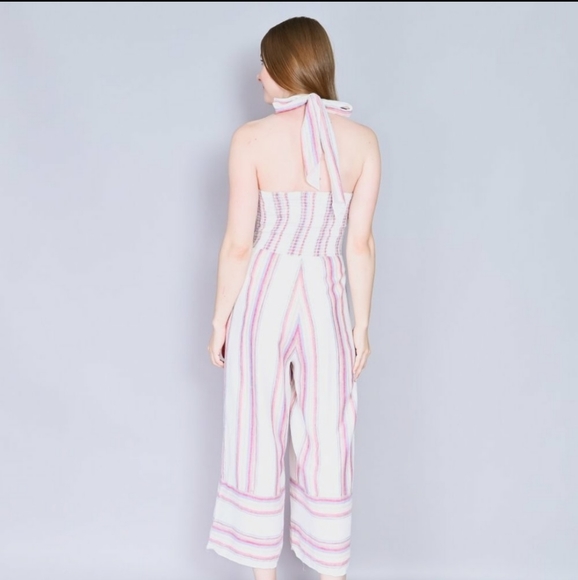 Amanda Uprichard Christie Striped Jumpsuit - Picture 4 of 14